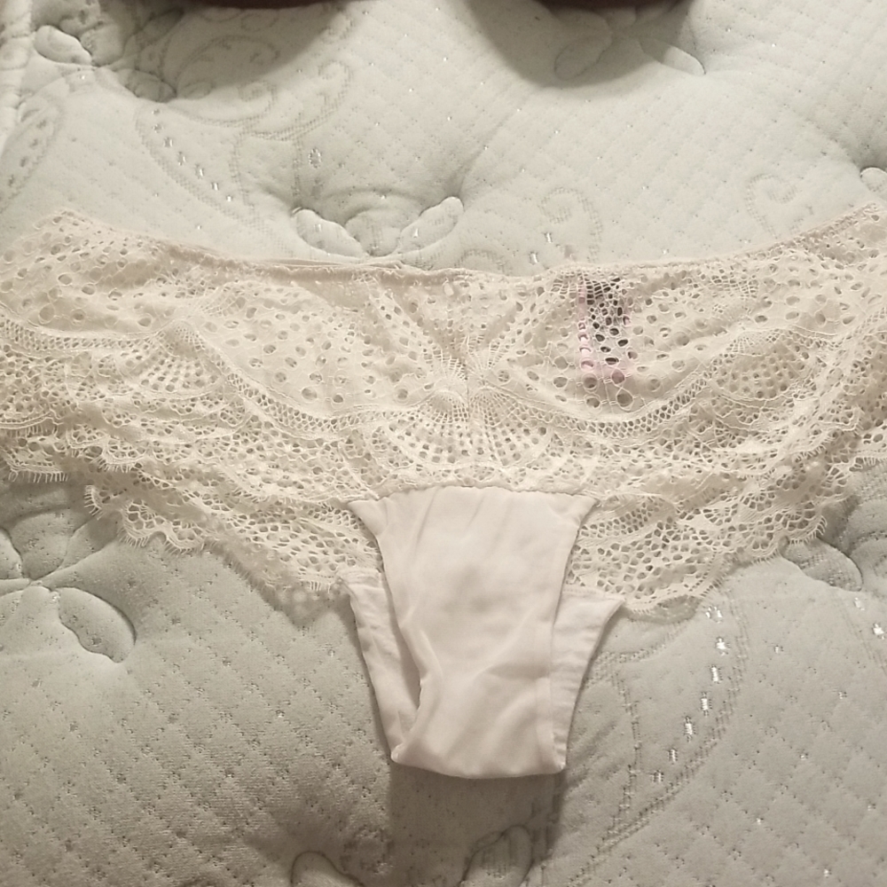 Cream Colored Lace Underwear
